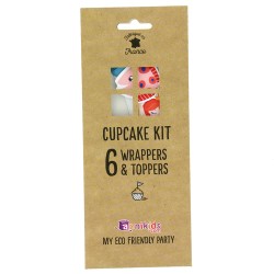 Kit Cupcakes Sirène Corail - Recyclable. n°5