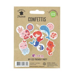 Confettis Sirène Corail - Recyclable. n°3