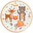 6 Assiettes Animaux de la Fort - Recyclable