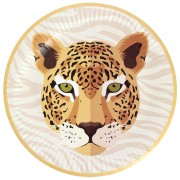 6 Assiettes Savane - Recyclable