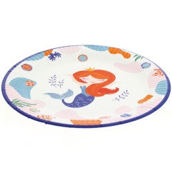 6 Assiettes Sirne Corail - Recyclable. n1