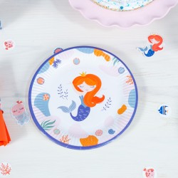 6 Assiettes Sirne Corail - Recyclable. n2