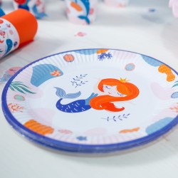 6 Assiettes Sirne Corail - Recyclable. n3