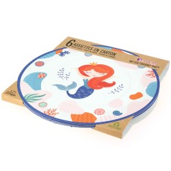 6 Assiettes Sirne Corail - Recyclable. n5