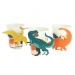 6 Gobelets Dinosaures - Compostable. n°4