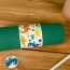 6 Ronds de serviettes Dinosaures - Recyclable
