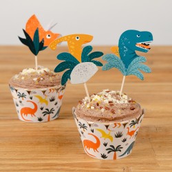 Kit Cupcakes Dinosaures - Recyclable. n°1