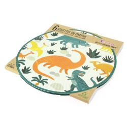 6 Assiettes Dinosaures - Recyclable. n°2