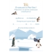 6 Invitations Animaux polaires - Recyclable. n3