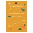 6 Invitations Dinosaures - Recyclables