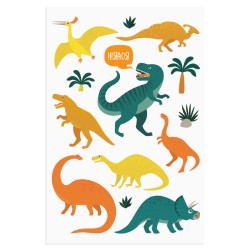 Tatouages Dinosaures - Ecoresponsable. n1