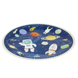 6 Assiettes Espace - Recyclable. n°1