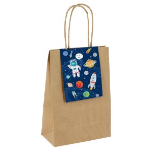 6 Sacs Cadeaux Espace - Recyclable