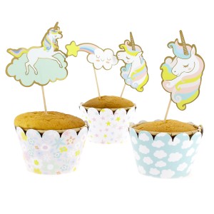 Kit Cupcakes Licorne - Recyclable