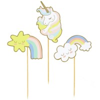 Cake Toppers Licorne - Recyclable