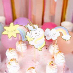 Cake Toppers Licorne - Recyclable. n°1