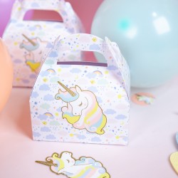 3 Botes Cadeaux Licorne - Recyclable. n3