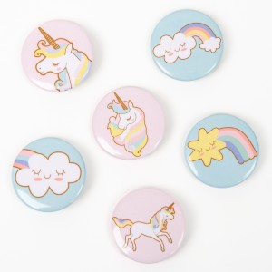 6 badges Licorne