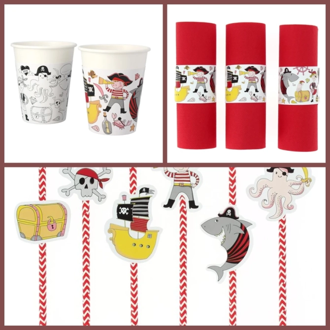 Bo�te � f�te Pirate Color 