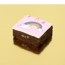 Brownies Puzzle Licorne Rainbow Rose. n1