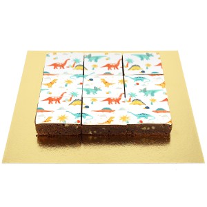 Brownies Puzzle Dino Flowers