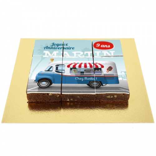 Brownies Puzzle Ice Cream Truck - Personnalisable 