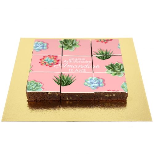 Brownies Puzzle Cactus - Personnalisable 