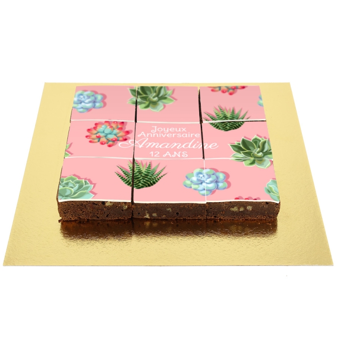 Brownies Puzzle Cactus - Personnalisable 