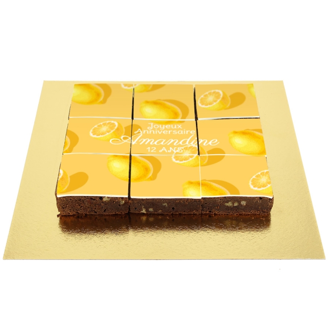 Brownies Puzzle Citron - Personnalisable 