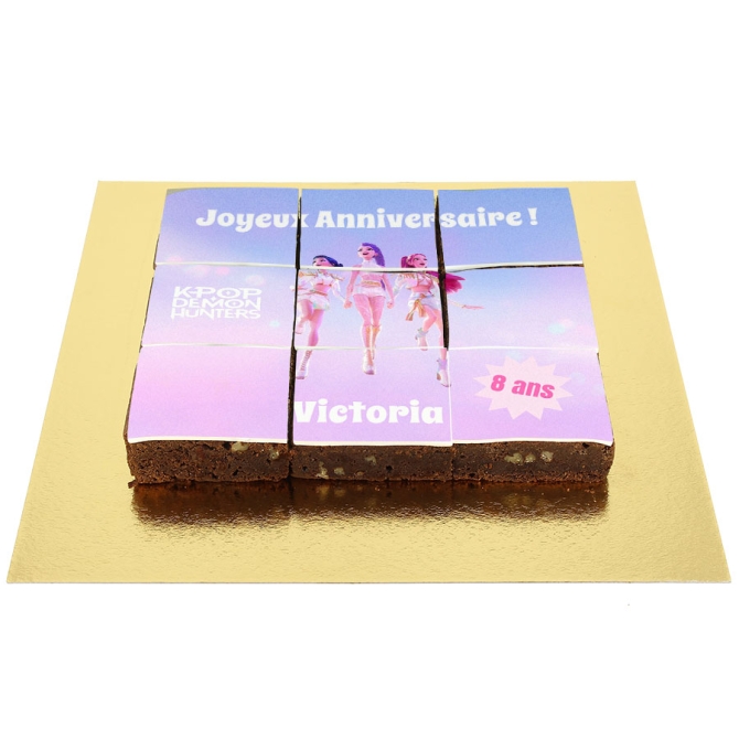 Brownies KPop Demon Hunters pastel - personnalisable 