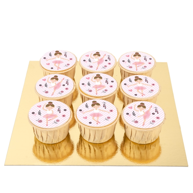 9 Cupcakes Ballerine 