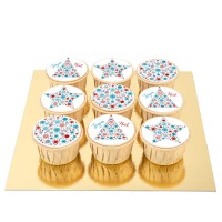 9 Cupcakes Flocons - Vanill