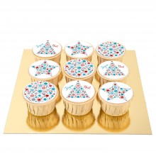 9 Cupcakes Flocons