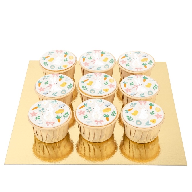 9 Cupcakes Petit Lapin 