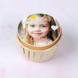9 Cupcakes Photo personnalisables. n3
