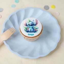 9 Cupcakes Stitch personnalisables. n2