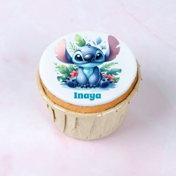 9 Cupcakes Stitch personnalisables. n3