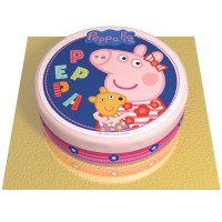 Gteau Peppa Pig -  20 cm Chocolat