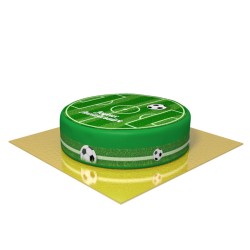 Gâteau Terrain de Football - Ø 20 cm. n°1