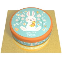 Gteau Lapin de Pques -  20 cm Chocolat