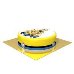 Gâteau Minions - Ø 20 cm. n°1