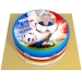 Gteau Allez les Bleus Personnalisable -  20 cm. n1