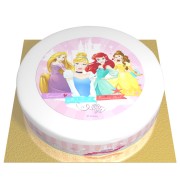 Gâteau Princesses Disney - Ø 26 cm Chocolat
