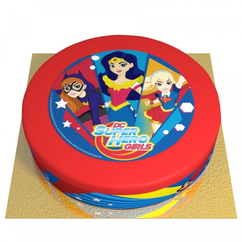 Gateau Super Hero Girls O 26 Cm Pour L Anniversaire De Votre Enfant Annikids