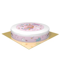 Gâteau Licorne Rainbow - Ø 26 cm. n°1