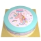 Gteau Licorne Rainbow bleu -  26 cm images:#0