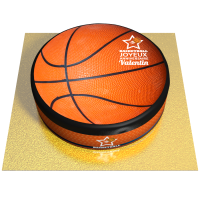 Gteau Basket personnalisable -  20 cm Vanille