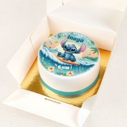 BuenoCake Stitch Hawa personnalisable -  14 cm. n1