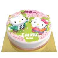 Gteau Hello Kitty personnalisable -  20 cm