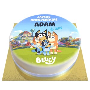 Gteau Bluey personnalisable -  20 cm
